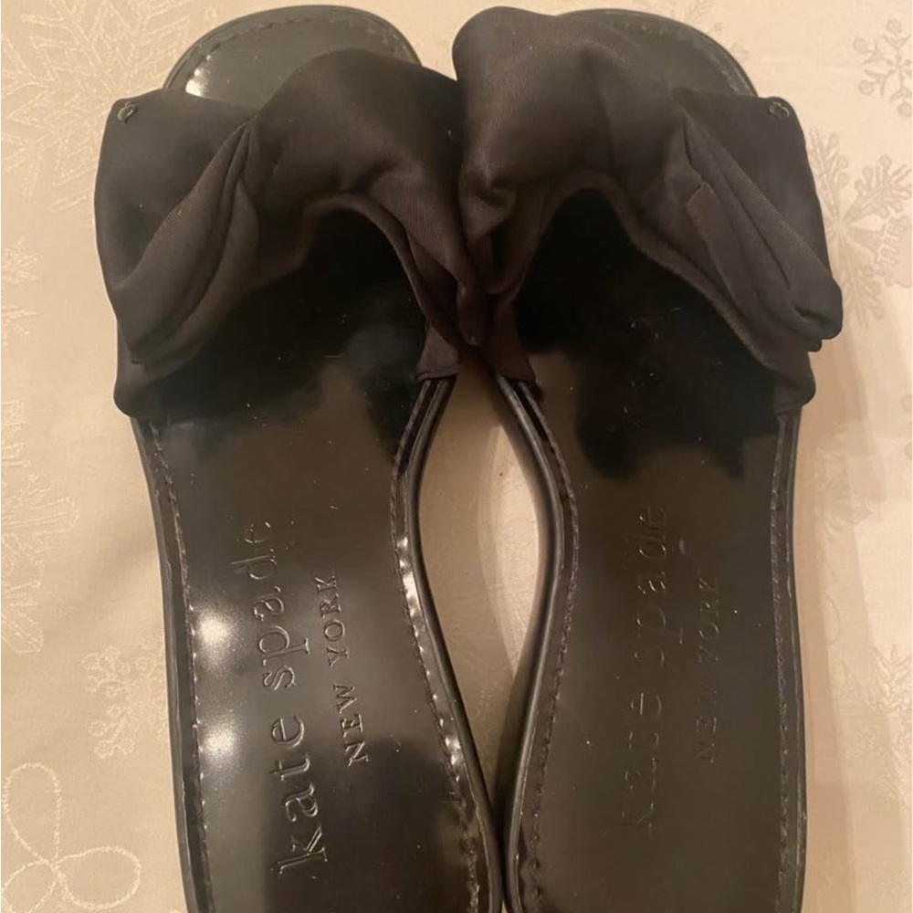 Kate Spade Black Bow Sandals
